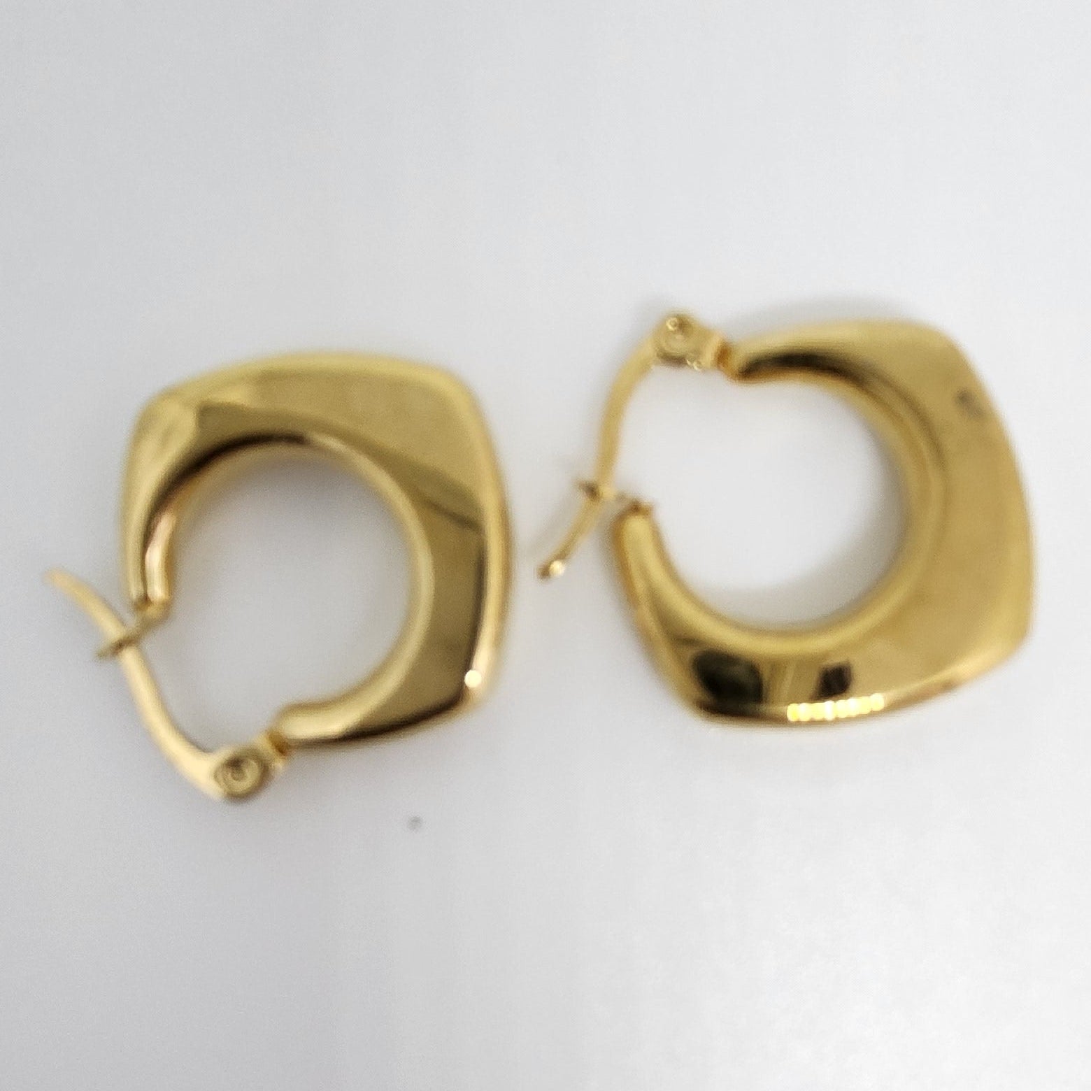 ANISA 18K Gold-Plated Square Earrings