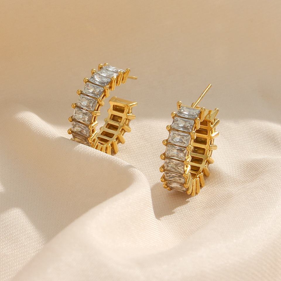 Radiant Architectural Gold C-Hoops
