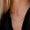 Twisted 18k Gold Signature Necklace