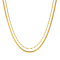 Double layer 18k Gold Plated  Necklace